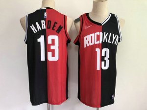 NBA 13 Harden Nets Rockets Split Maillot